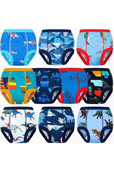 BIG ELEPHANT Potty Training Underwear 10 Packs Absorbent Toddler Training Pan...