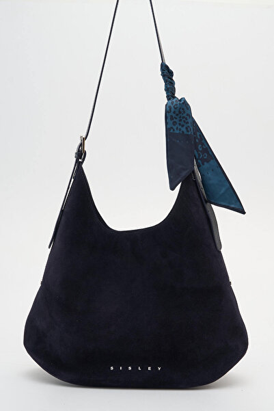 Sisley Women's Shoulder Bag Dark Blue Sly525