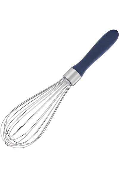 U-Taste Egg Whisk with 12 High Flex Wires for Wisk (30.6cm,Purple) | 18/10 St...