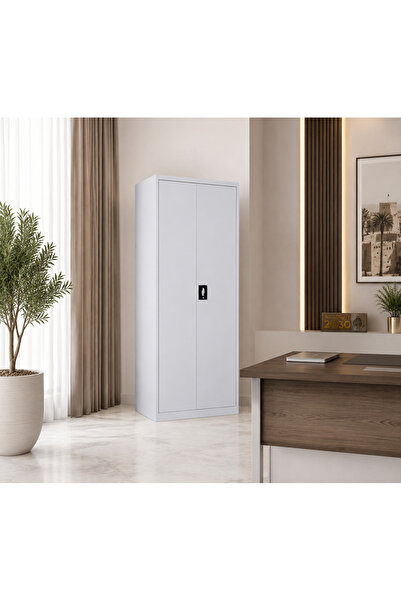 LastHome Gray Iron Filing Cabinet 185x85 cm
