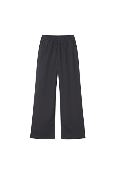 Giordano Women's Cool Touch Cotton Poplin Wide Leg Pants