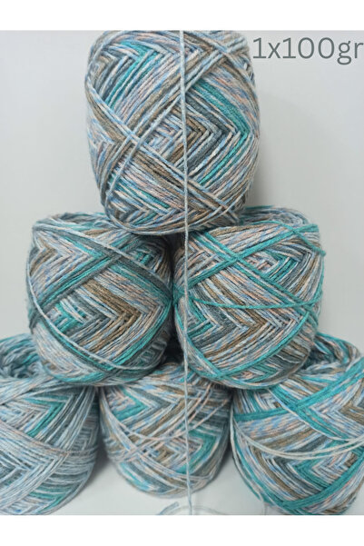 İPEK YÜN İPLİK DÜNYASI Vuna Akrilna Boja Gradient Batik Pređa za Pletenje 100gr