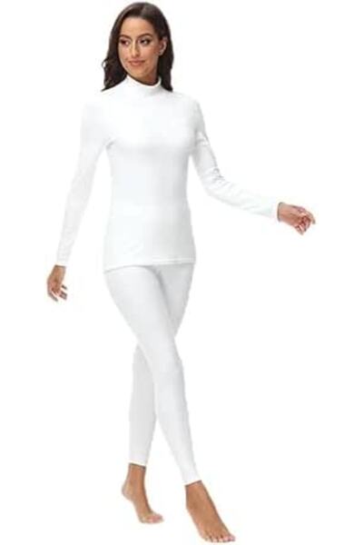 GENERAL Thermal Underwear for Women Long Johns, High Elasticity Base Layer Co...