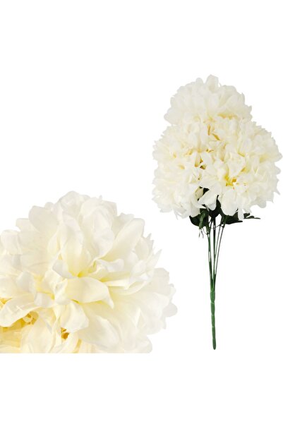 Goliat Buchet artificial de 7 crizanteme MEGA 60 cm - decorațiune de Ziua Tut...