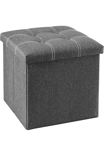 GENERAL 15 inches Storage Ottoman Cube, Support 350lbs, Foldable Storage Boxe...