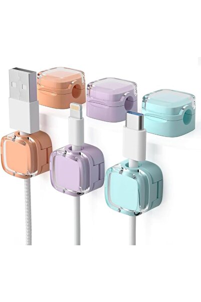 HASTHIP Self Adhesive Cable Clips, Power Cable Holder with Magnetic Closure, ...