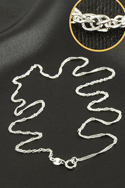 SORA GROUP Xuping Twisted Steel Necklace Chain 45 cm