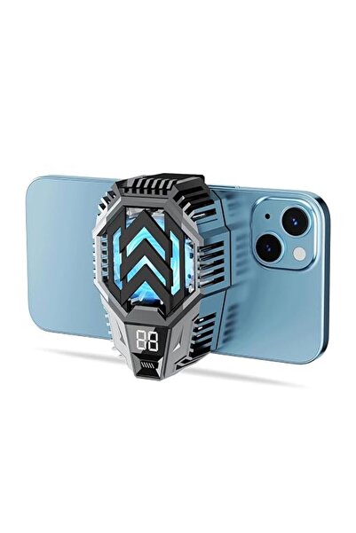 Tazweeq Semiconductor Phone Cooler, Gaming Cooling Fan with Temp Display, Dua...