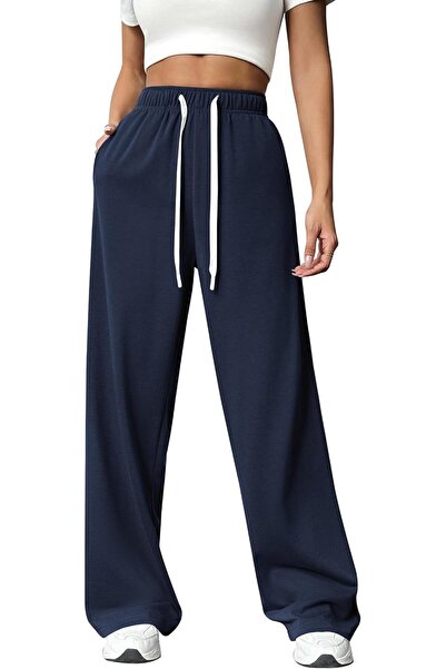 GENERAL PINSPARK Wide Leg Sweat Pants for Womens High Waisted Baggy Sweatpant...