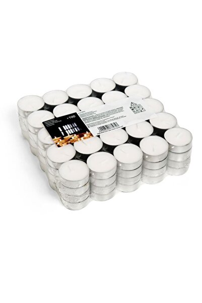 OEM Lumanari tip Pastila Albe Ø3.5x1.5cm - 100buc