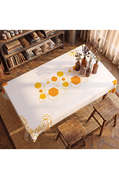 nunuteks evinizi renklendirin Tablecloth |   Digital Printed Stain-Resistant ...