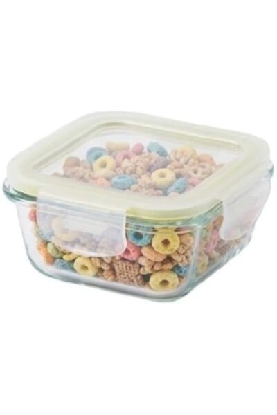 Generic Fresh Oven-Safe Glass Square Container 160ml – Airtight Leakproof Lid...