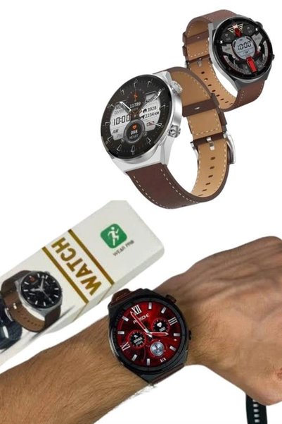 Genel Markalar Akıllı Saat Çelik Kordon Çağrı Cevaplama Amoled Ekran Titreşimli Uyku ve Sağlık Takibi