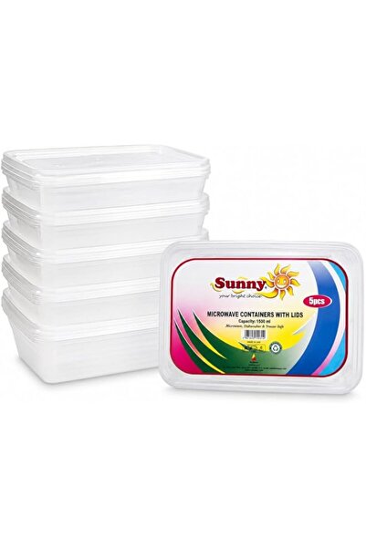 Generic Microwave Food Storage Containers with Lids, Reusable Plastic Meal Pr...