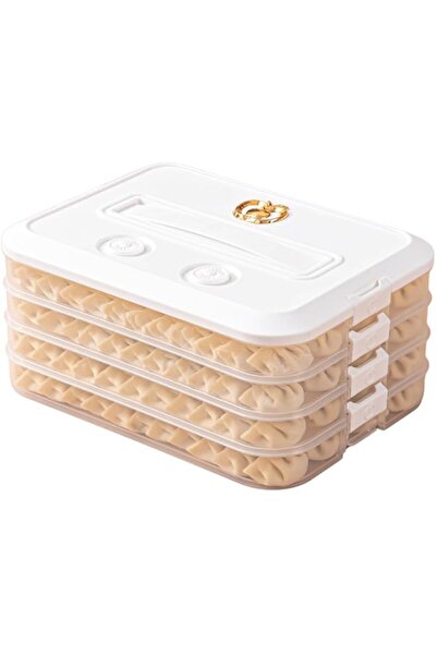Generic Food Storage Container, Stackable Snack Container with Lid, Dumpling ...