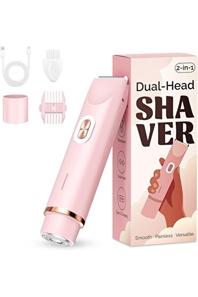GENERAL Mpotmiy 2-in-1 Electric Shaver for Men, Dual-Head Bikini Trimmer, Gif...