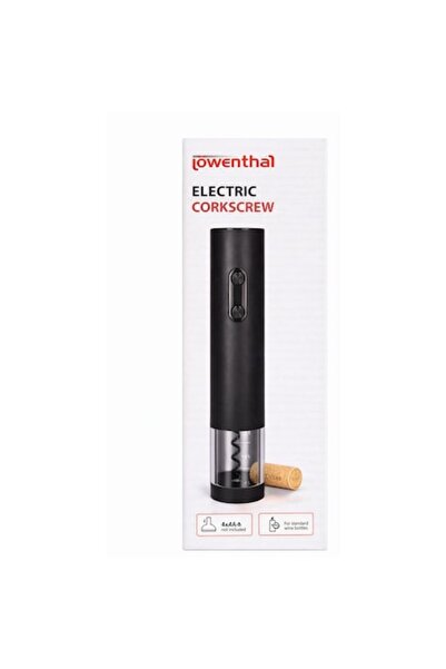 Lowenthal Electric Wine Opener, Automatic Corkscrew, 4xAA, for Wine Bottles, ...