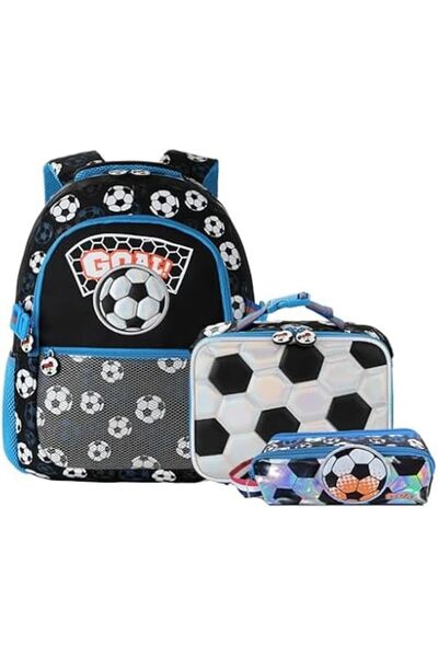 GENERAL Lightweight Kids Backpack with Leak-Proof Lunch Box, Pencil Case, Adj...