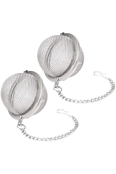 HASTHIP ® 2pcs Stainless Steel Tea Strainer Infuser Durable Fine Mesh Filter ...