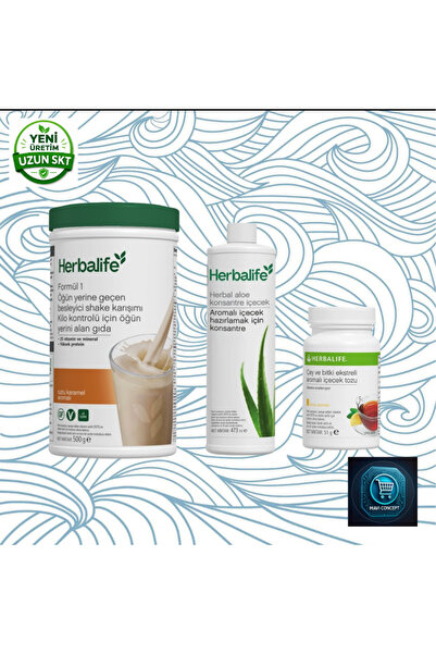 Herbalife Formula 1 nutritional shake mix 500 g + tea and herbal extract flav...