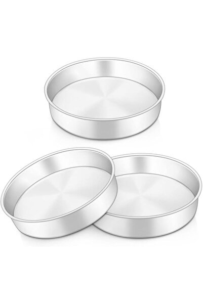 Generic Onader 9½ Inch Cake Tin, Stainless Steel Round Cake Mould Tins Set of...