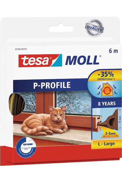 Tesa Ticaret Tesa Λαστιχένιο Στεγανοποιητικό Παραθύρου 6μx0.9εκ.