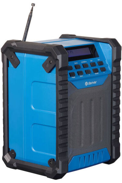 Denver WRD-60 Επιτραπέζιο Ραδιόφωνο Μπαταρίας DAB+ με Bluetooth Μπλε