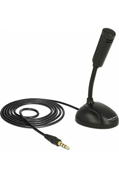 DELOCK 65872 Μικρόφωνο συμπυκνωτή 3.5mm με εύκαμπτο βραχίονα για κινητό