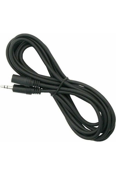 OEM Καλώδιο Ήχου 3.5mm Αρσενικό - 3.5mm Θηλυκό Μαύρο 1.8μ DM-9610