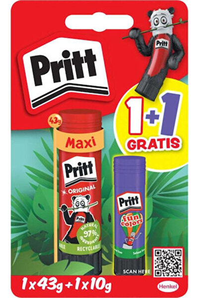 Pritt Κόλλα σε στικ 2+1 43γρ Άγρια Ζώα Λιανική 2025