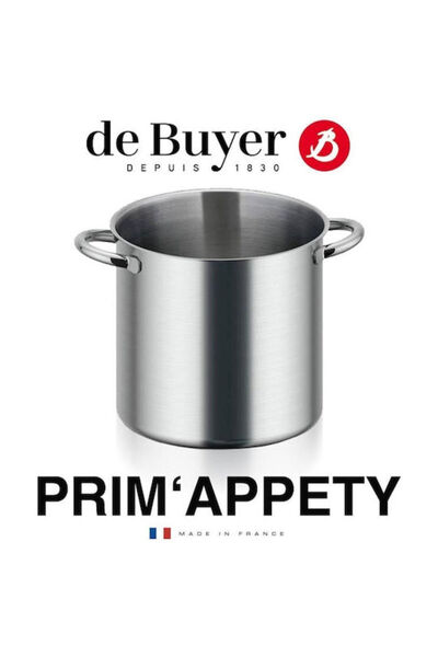 De Buyer Prim Appety Βαθιά Ανοξείδωτη Κατσαρόλα 5L / 24cm