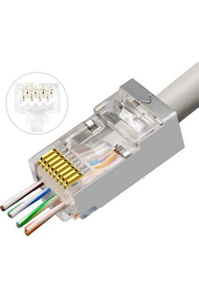 Lanview Rj45 Stp Βύσμα Cat6 Awg23-24 Πολύκλωνος και Μονόκλωνος Αγωγός Εύκολης...