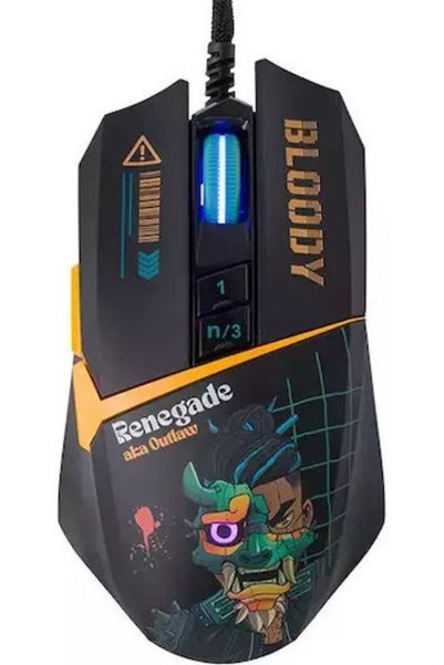 Other A4Tech Bloody W63 Max Renegade Midnight RGB Ποντίκι Gaming 12000 DPI Mi...