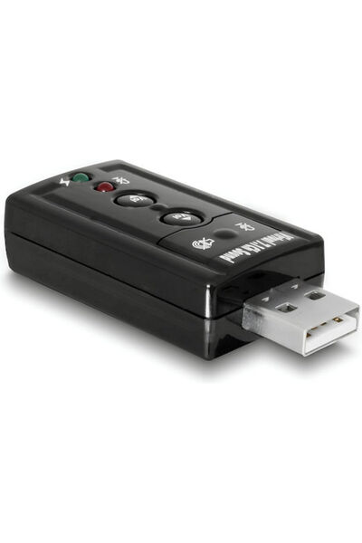 DELOCK Εξωτερική κάρτα ήχου USB 7.1 (63926)