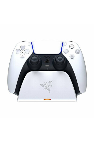 RAZER Βάση Γρήγορης Φόρτισης για 1 χειριστήριο PS5, Λευκό