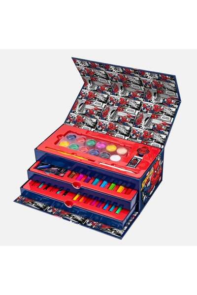 SPIDERMAN Set de colorat în valiză de carton cu model Marvel - AS