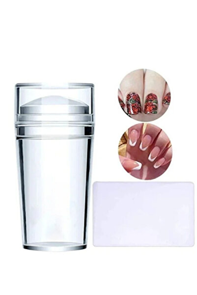 bk&tk design Stamper Kolay French Ve Baskı Uygulama Aparatı - Boya Paleti Hed...