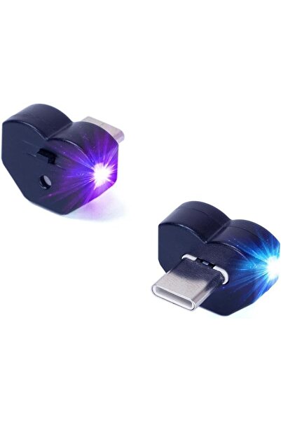 NALACAL ضوء LED صغير من نوع USB-C، إضاءة داخلية بـ 8 ألوان للهاتف والكمبيوتر ...