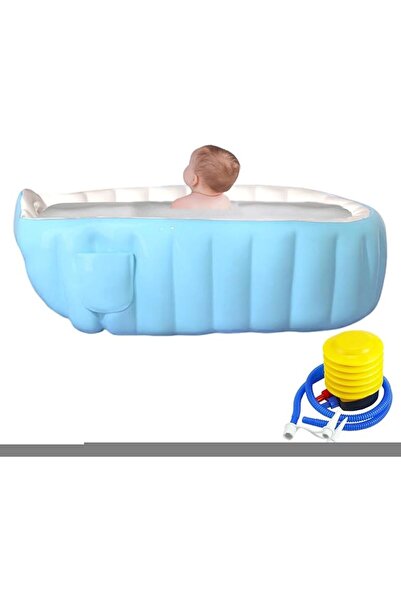 Generic Travel Bath Tub for Infant Portable Foldable Shower | Blow Up Tub For...
