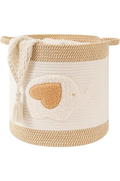 XICEN Large Blanket Baskets for Living Room Decor, Toy Storage Baskets 14" x ...