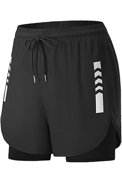 Bukela Mens Running Shorts with Liner 2-in-1 Quick Dry Sports Shorts for Fitn...