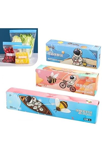 GENERAL 70 x Freezer Bags, Sandwich Bags, Food Bags, Reusable, Zip Bags, Pres...