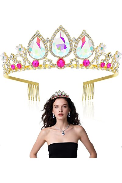 KASTWAVE Princess Crown, Princess Crown Tiara, Princesses Tiara Headband for ...