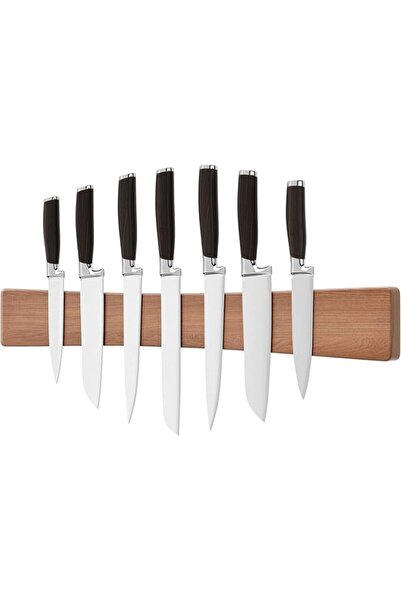 THMINS Magnetic Knife Strips, 24 Inch Magnetic Knife Holder for Wall, Wooden ...