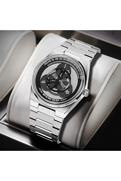 B.Çalışkan Turntable Creative Watch Miyota 8215 With Pointerless Design Trend...