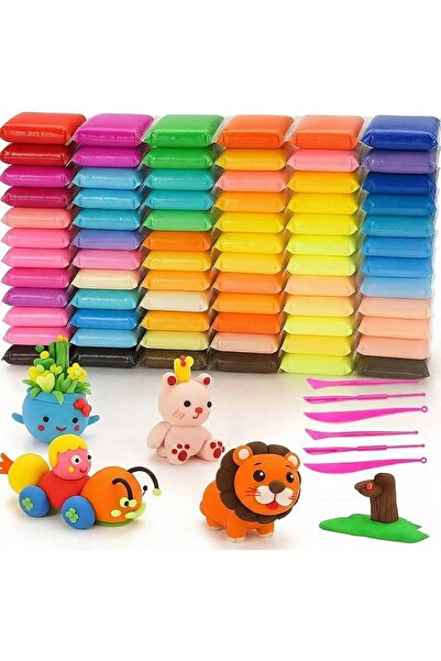 Generic 72 Packs Air Dry Clay Kit for Kids, 36 Vibrant Colors (2 Sets) Ultra ...