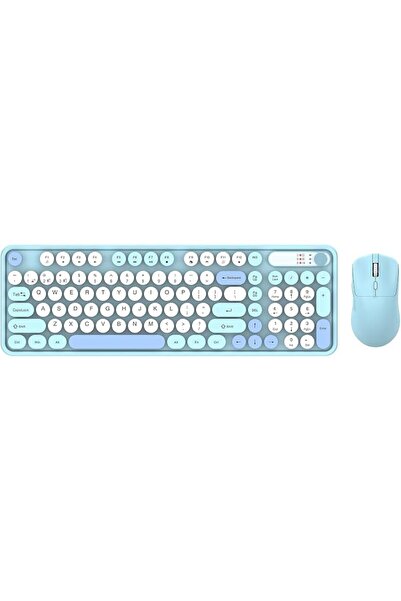 GENERAL SENECESLI Wireless Keyboard and Mouse Combo, 98 Keys Rechargeable Mou...