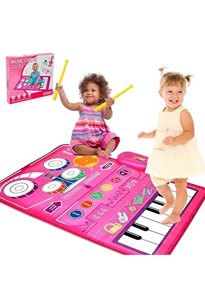 LinJie Piano Music Dance Mat,Music Mat For Kids,2 in 1 Musical Toys for Toddl...