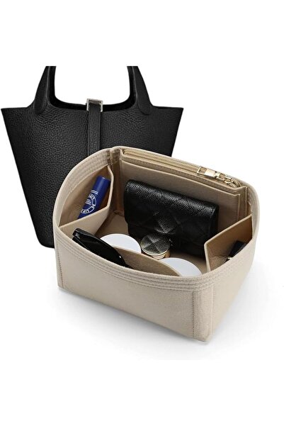X SPRING Aputue Purse Organizer Insert For Handbag, 6 Natural Blanket Pockets...