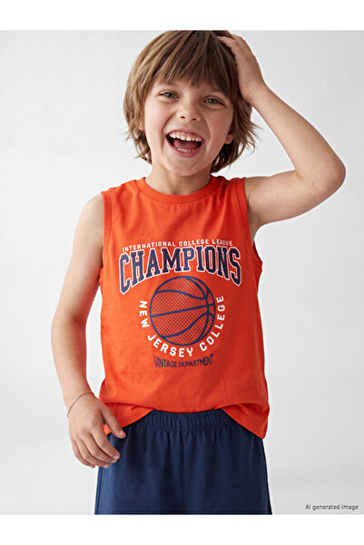 LC Waikiki Esvab • Modern & Distinctive Printed Boys' Tank Top and Shorts 2-P...